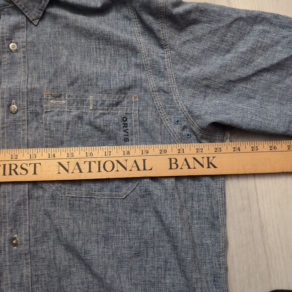 Orvis Trout Bum Active Fit Shirt Mens Size Large Orvis Troutbum Short Sleeve - Picture 3 of 4